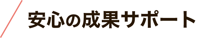 成果サポート